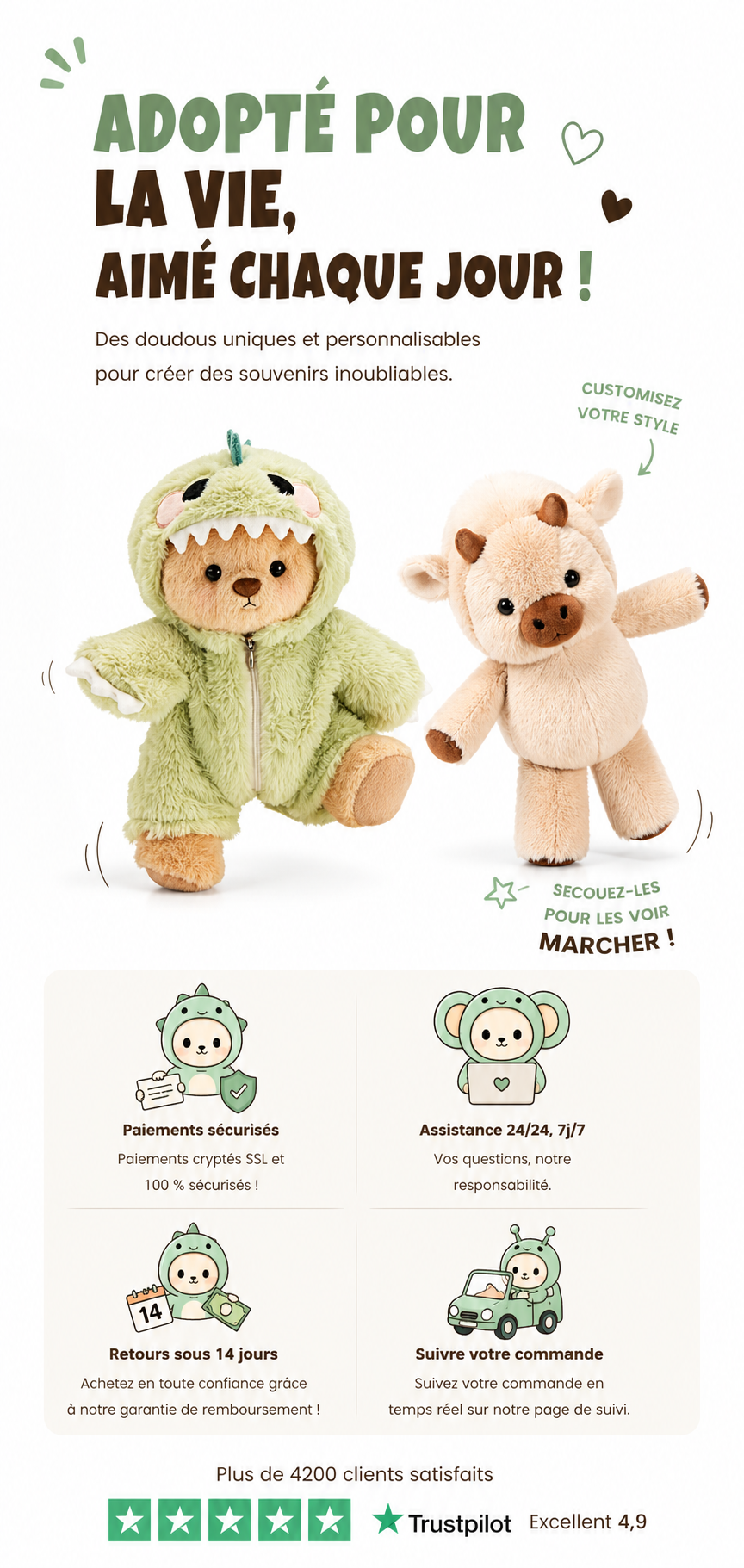 Hugz Addict — Adopté pour la vie, aimé chaque jour